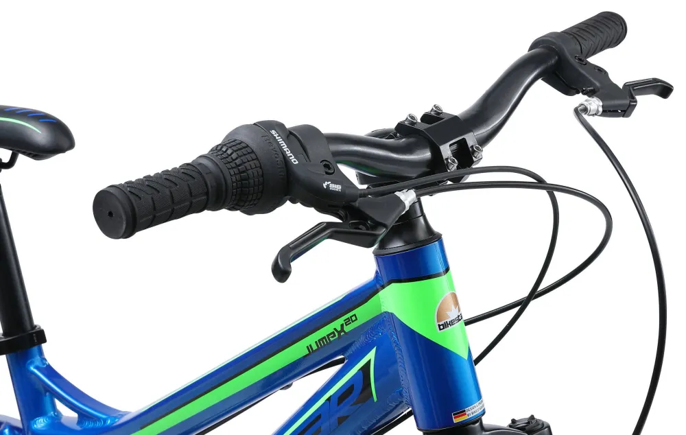 BikeStar Mtb Kinderfiets 20 Inch Blauw /Groen, 7 Speed