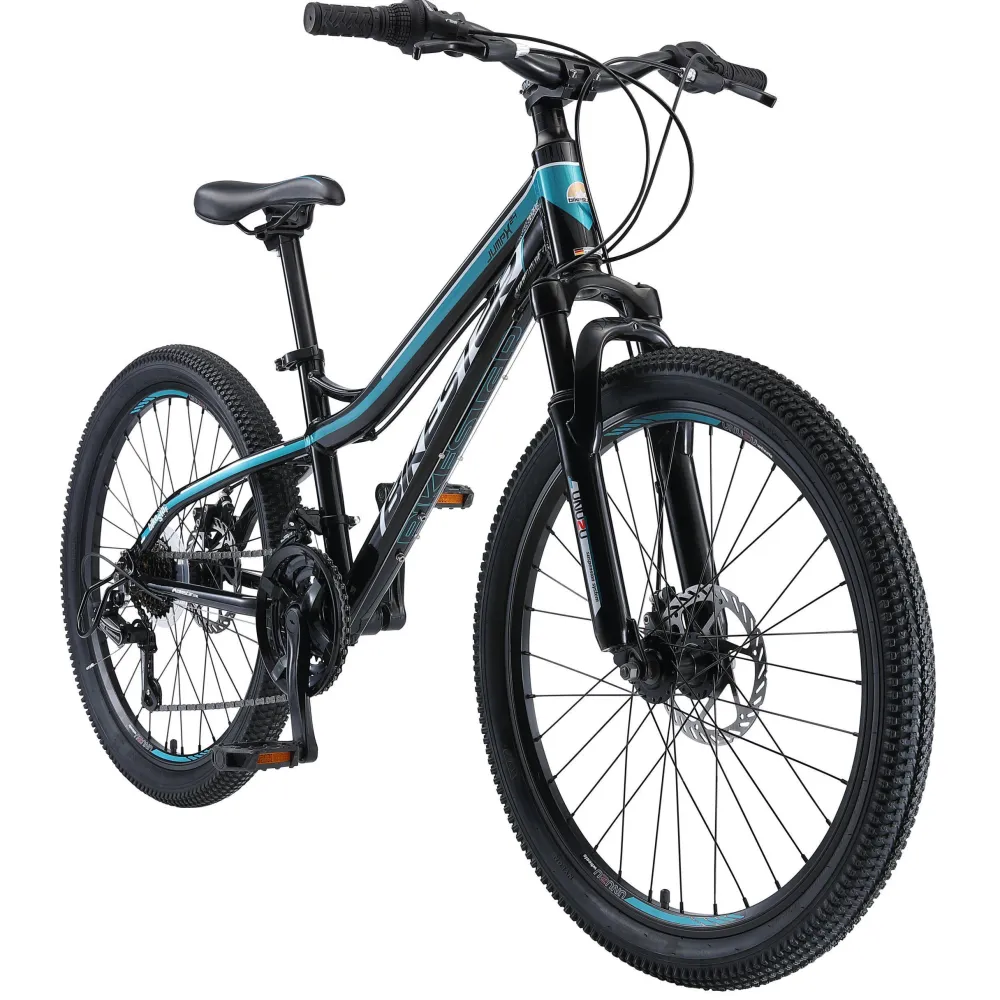 BikeStar Mtb Kinderfiets 24 Inch Zwart
