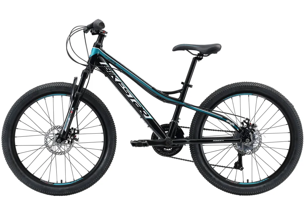 BikeStar Mtb Kinderfiets 24 Inch Zwart