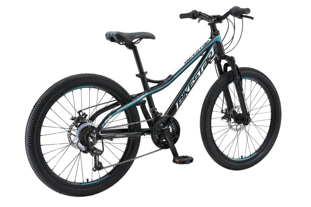 BikeStar Mtb Kinderfiets 24 Inch Zwart