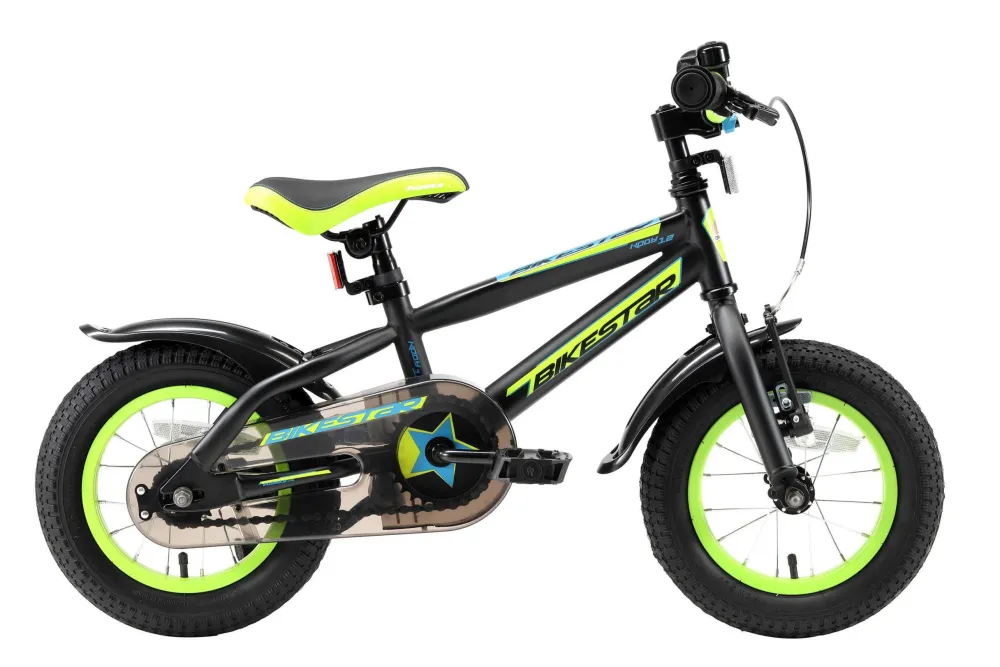BikeStar Urban Jungle Kinderfiets 12 Inch Zwart