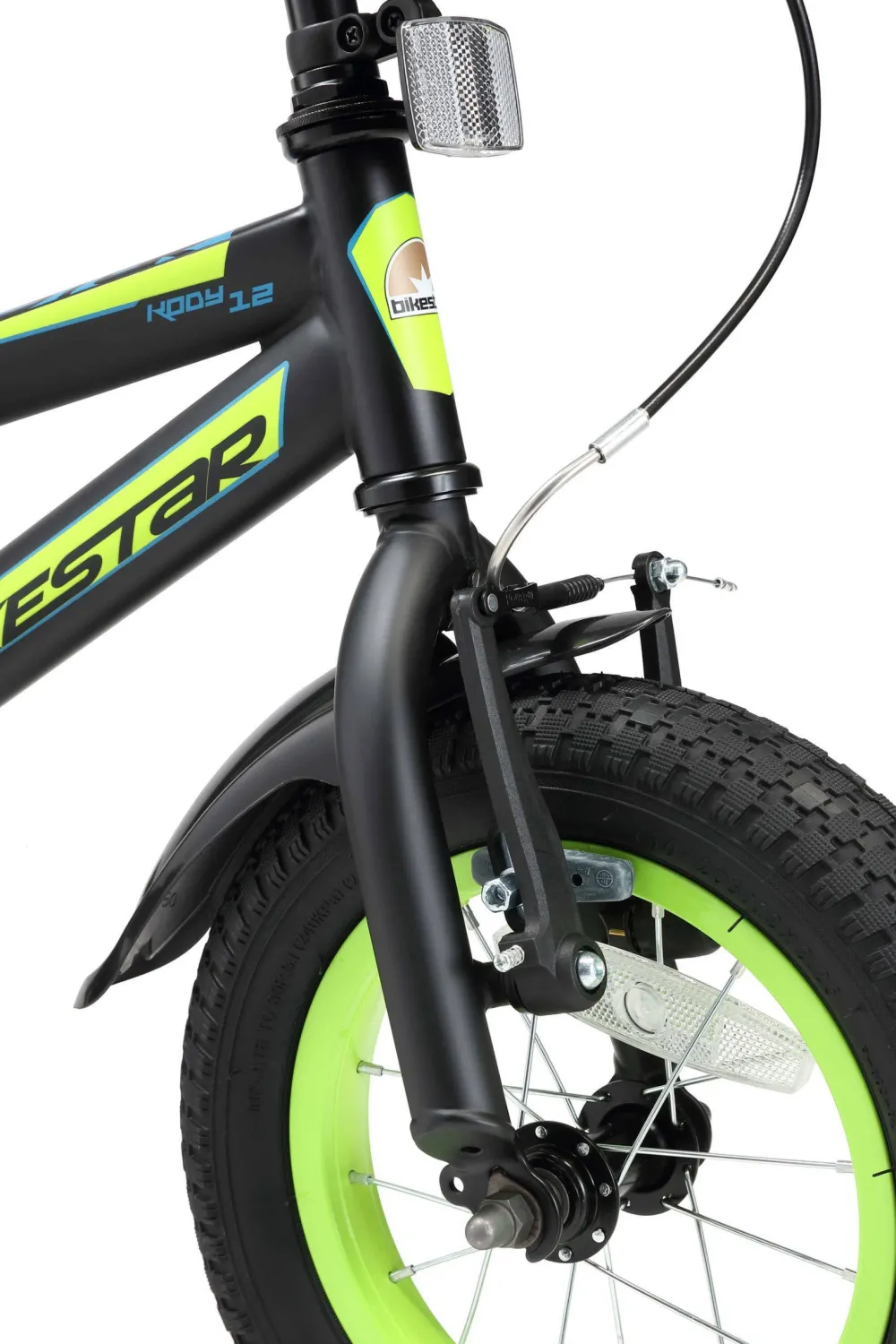 BikeStar Urban Jungle Kinderfiets 12 Inch Zwart