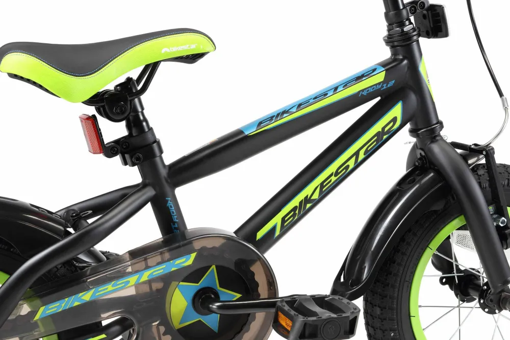 BikeStar Urban Jungle Kinderfiets 12 Inch Zwart