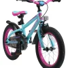 BikeStar Urban Jungle Kinderfiets 16 Inch Paars /Turquoise