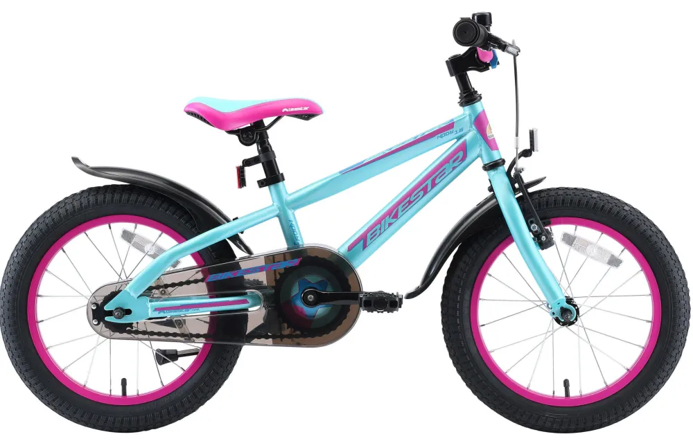 BikeStar Urban Jungle Kinderfiets 16 Inch Paars /Turquoise
