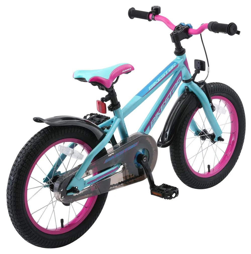 BikeStar Urban Jungle Kinderfiets 16 Inch Paars /Turquoise