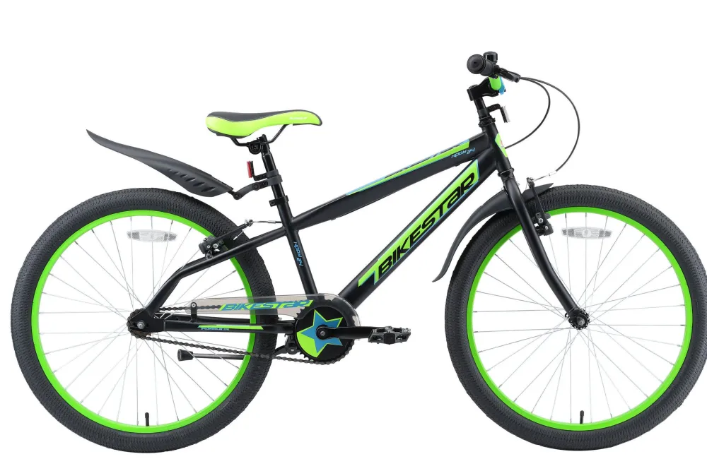 BikeStar Urban Jungle Kinderfiets 24 Inch Zwart