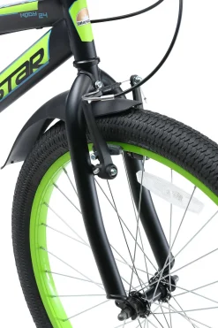 BikeStar Urban Jungle Kinderfiets 24 Inch Zwart