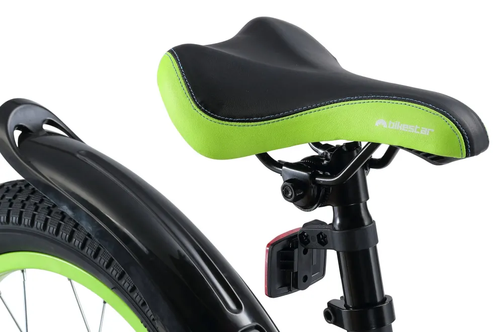 BikeStar Urban Jungle Kinderfiets 16 Inch Zwart /Groen