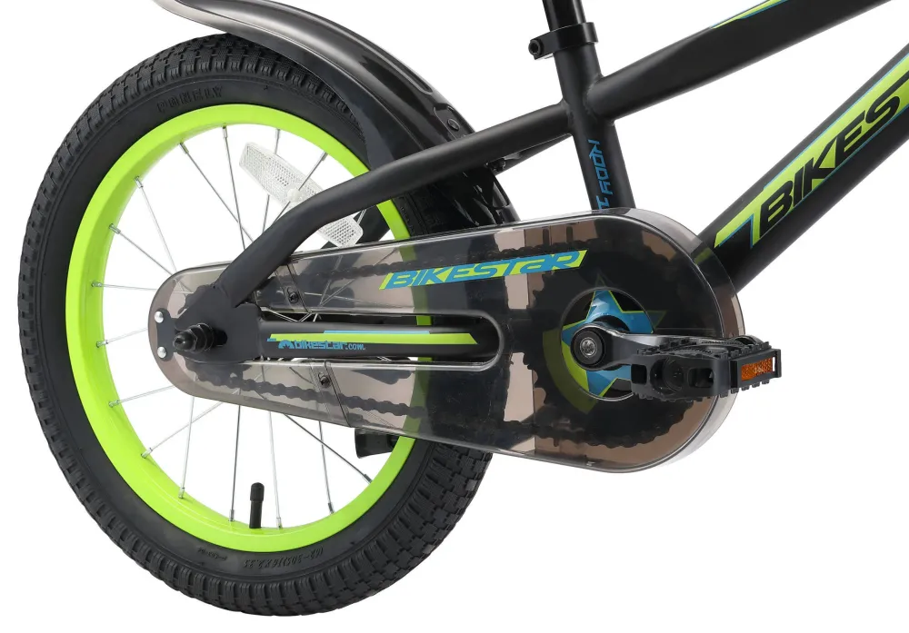 BikeStar Urban Jungle Kinderfiets 16 Inch Zwart /Groen