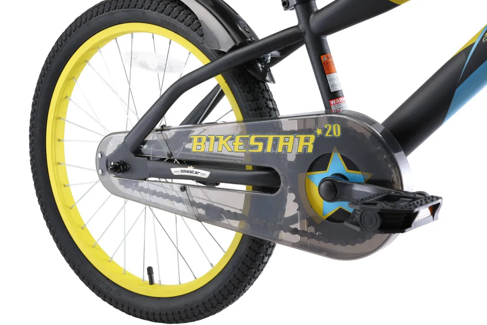 BikeStar Urban Jungle Kinderfiets 20 Inch Zwart