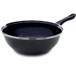 Clearance BK Wokpan Fortalit - O 28 Cm / 3.6 Liter - Geemailleerde Anti-Aanbaklaag