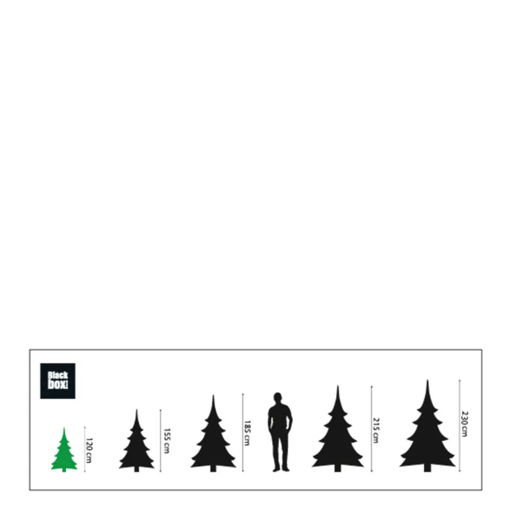 New Black Box Trees Kerstboom Millington (H120 X O71 Cm)