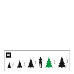 Black Box Trees Verlichte Kerstboom Millington (H215 X O109 Cm)