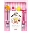 Sale Blond Amsterdam Taartvorkje Even Bijkletsen (Set Van 4)