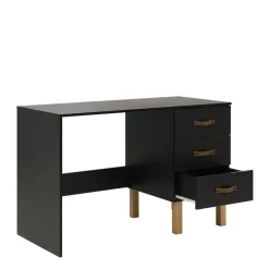 Discount Bopita Bureau Floris Mat Zwart/Naturel