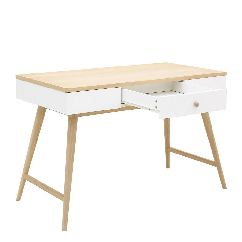 Discount Bopita Bureau Paris Wit/Eiken