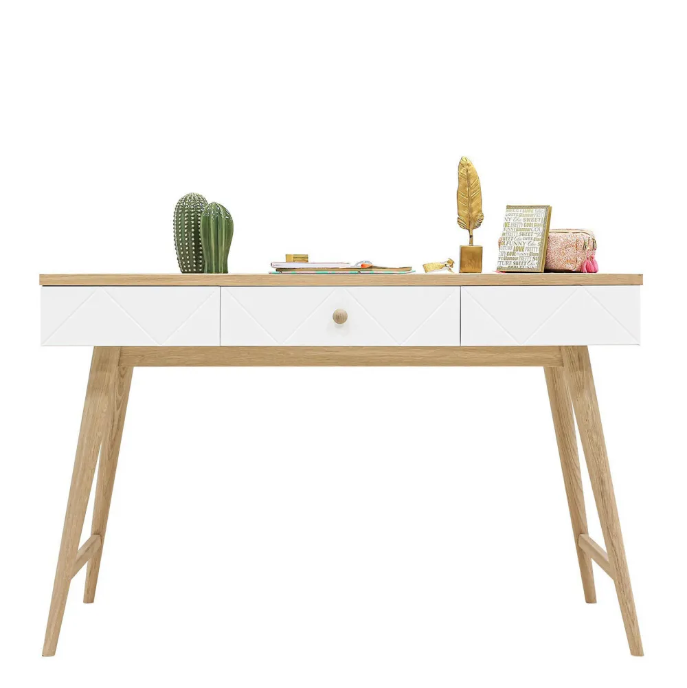 Discount Bopita Bureau Paris Wit/Eiken