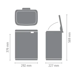 Best Brabantia Bo Afvalemmer (12L)