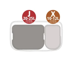 New Brabantia Bo Pedaalemmer (23L+11L)