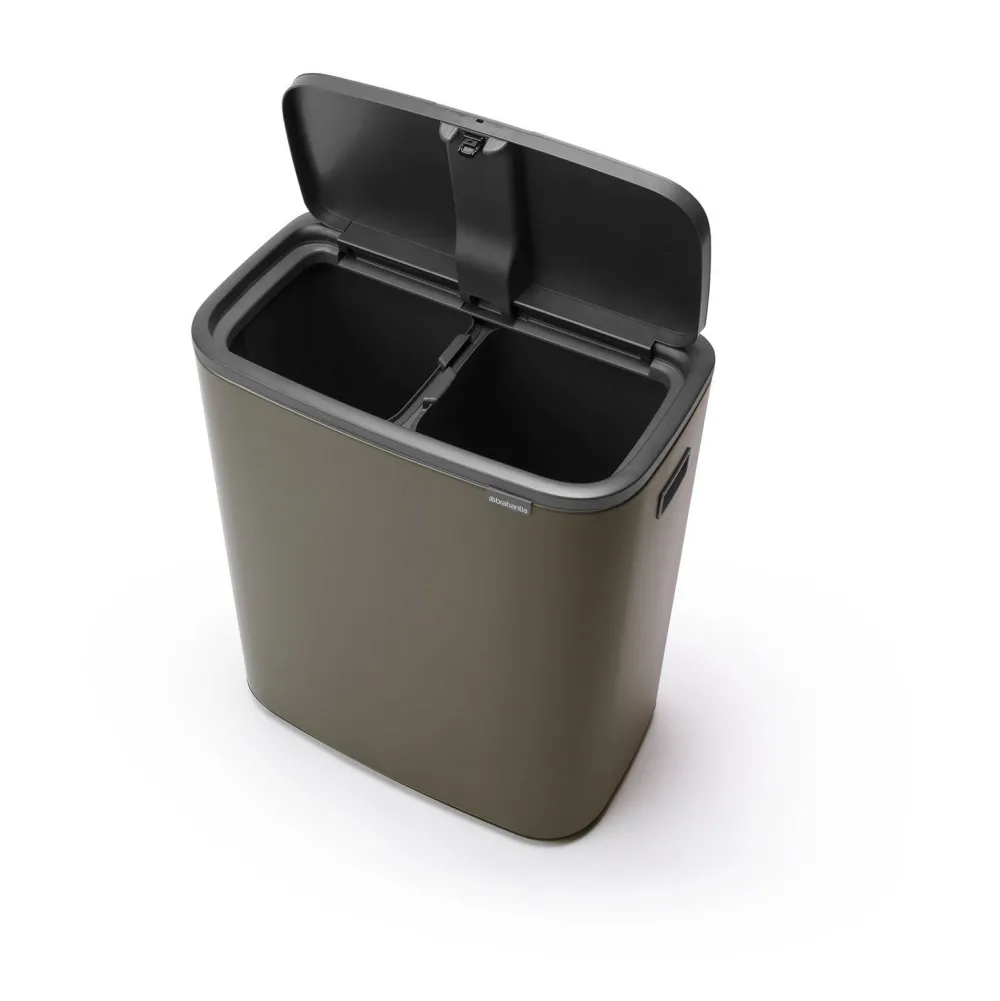 Sale Brabantia Bo Touch Bin Prullenbak (2X30L) (Afvalscheiding)