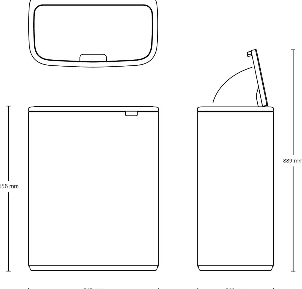 Sale Brabantia Bo Touch Bin Prullenbak (2X30L) (Afvalscheiding)