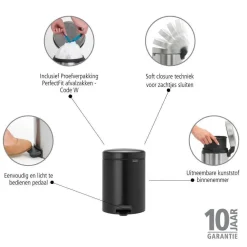 Sale Brabantia Newicon Pedaalemmer (5L)