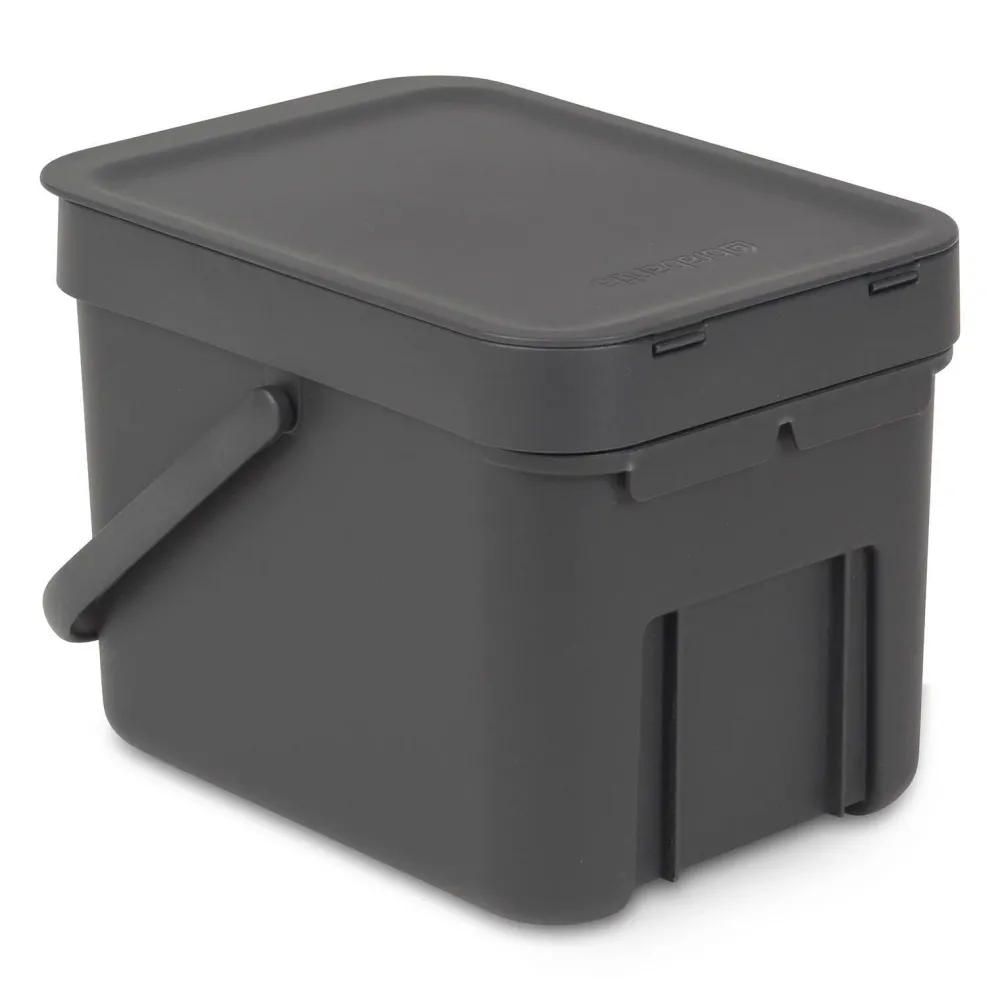 Outlet Brabantia Sort & Go Afvalbakje (Aanrecht) (6L)