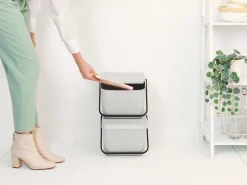 Clearance Brabantia Sort & Go Stapelbaar Stapelbare Afvalemmer (20L)