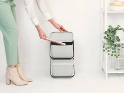 Clearance Brabantia Sort & Go Stapelbaar Stapelbare Afvalemmer (20L)