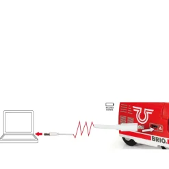 Brio Houten Oplaadbare Rode Passagierstrein Met Usb Kabel - 33746