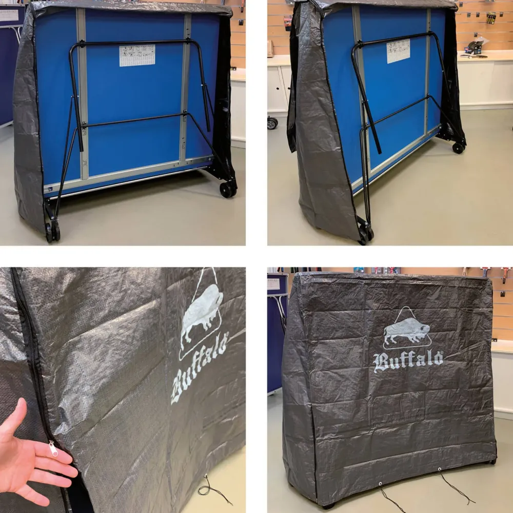 Buffalo Tafeltennistafel Afdekhoes Grijs Tafeltennistafel Afdekhoes (Grijs)