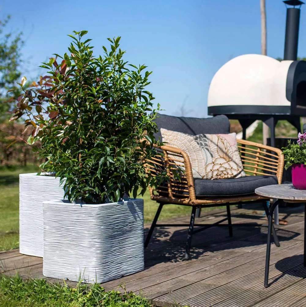 Capi Bloempot Nature Rib (30X30X30 Cm)