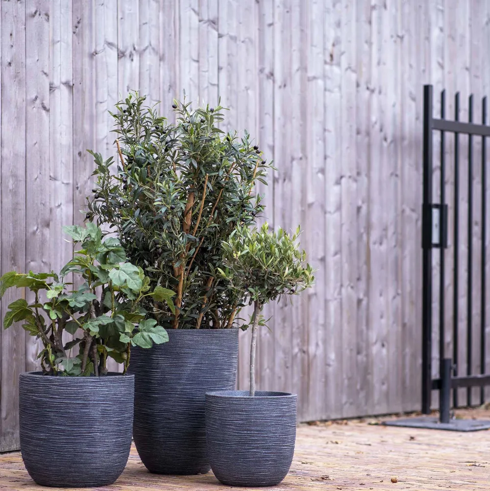 Capi Bloempot Waste Rib (O43X41 Cm)