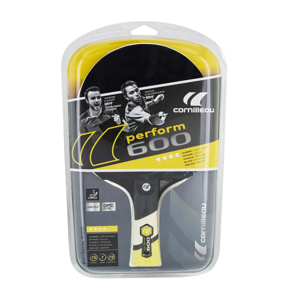 Cornilleau Perform 600 Tafeltennisbat Indoor
