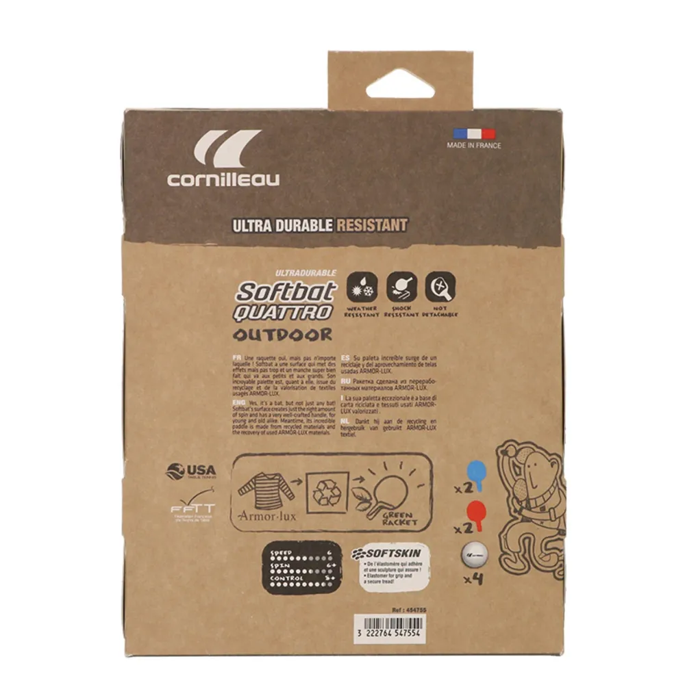 Cornilleau Tafeltennis Batset Softbat 4 Stuks Tafeltennis Batset Softbat (4 Stuks)