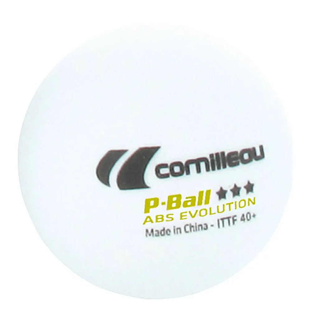 Cornilleau Tafeltennisballen P-Ball *** Wit 3 St. Tafeltennisballen P-Ball *** 3 Stuks (Wit)