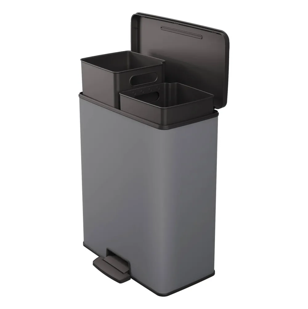 Outlet Curver Deco Duo Bin Afvalbak