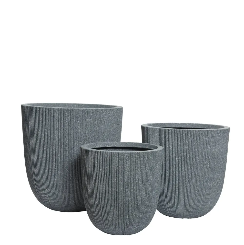 Decoris Bloempot Lennox Set Van 3 (O44, 37, 31 Cm)