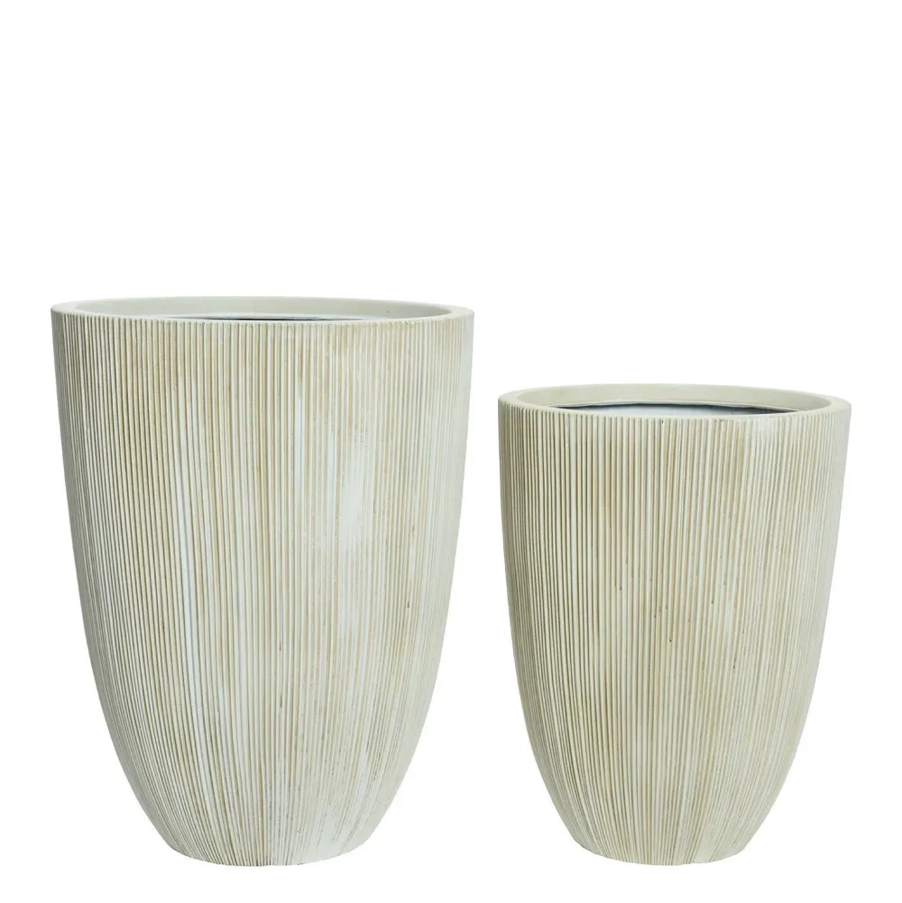 Decoris Bloempot Lennox Set Van 2 (O44, 37 Cm)