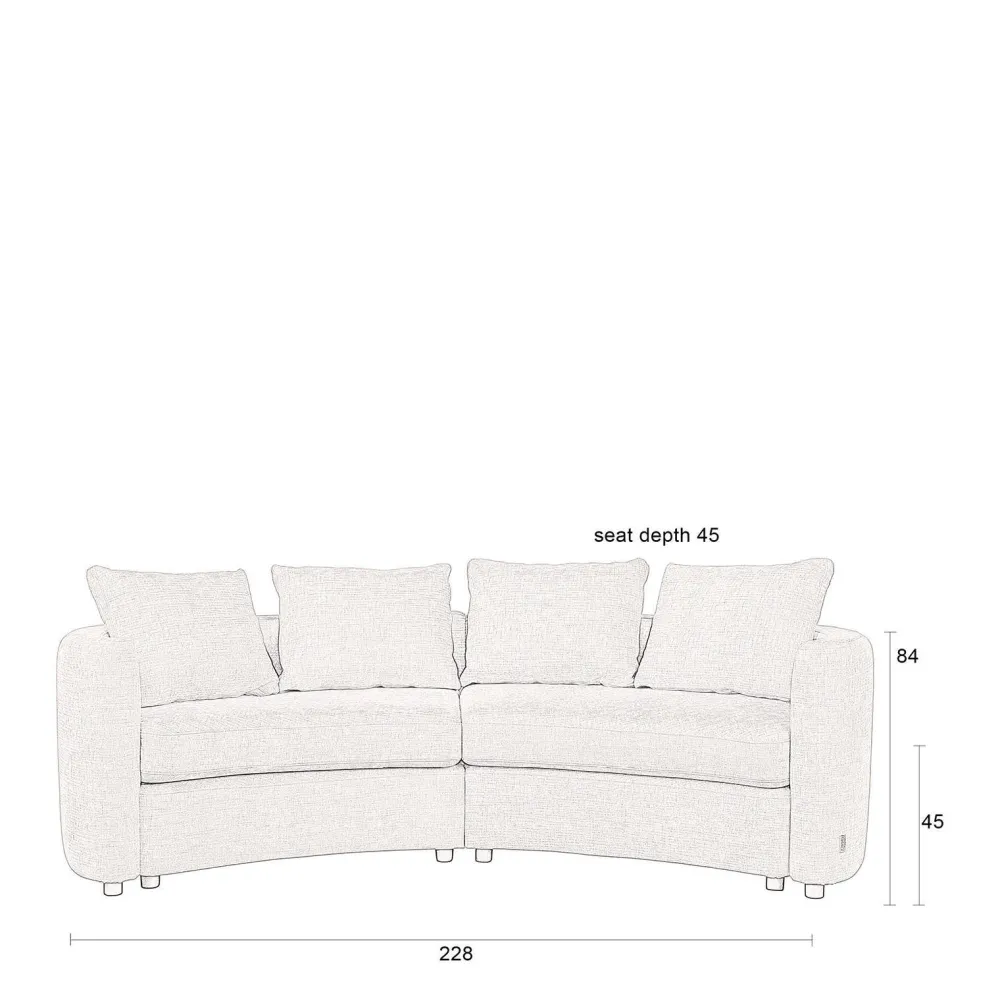 Dutchbone 3-Zitsbank Fernon