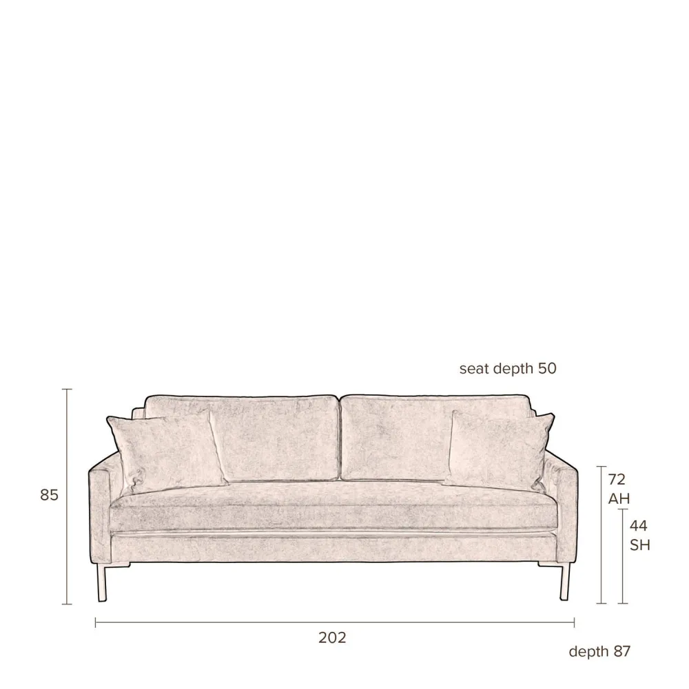 Hot Dutchbone 3-Zitsbank Houda