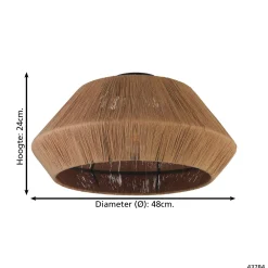 Clearance EGLO Plafondlamp Alderney (O48 Cm)