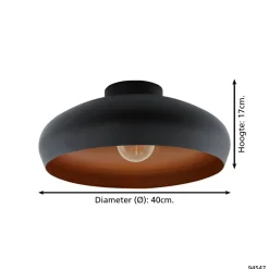 Clearance EGLO Plafondlamp Mogano