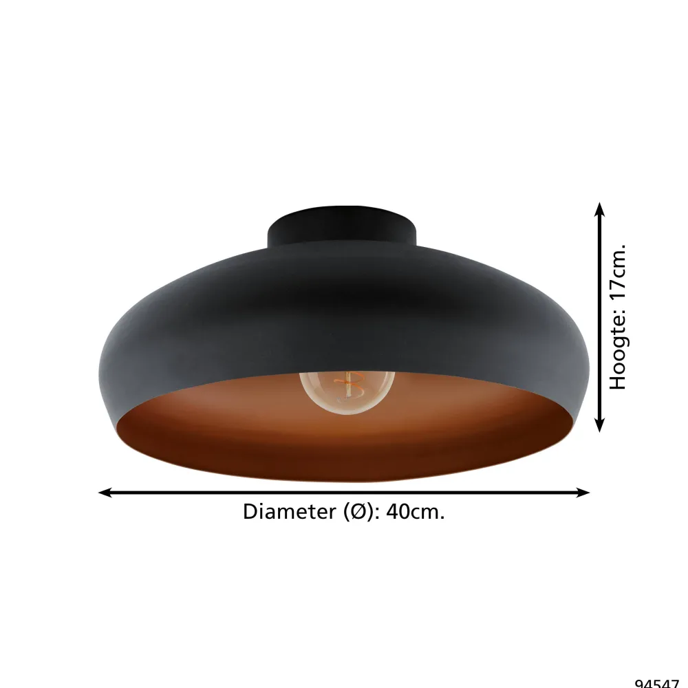 Clearance EGLO Plafondlamp Mogano