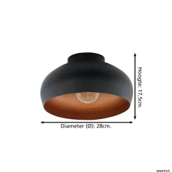 Best EGLO Plafondlamp Mogano 2