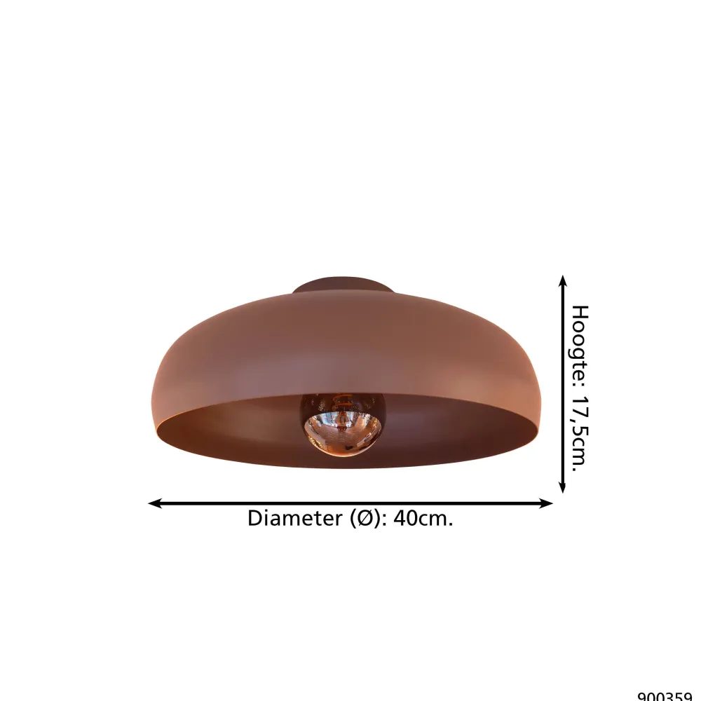 New EGLO Plafondlamp Mogano (O40 Cm)