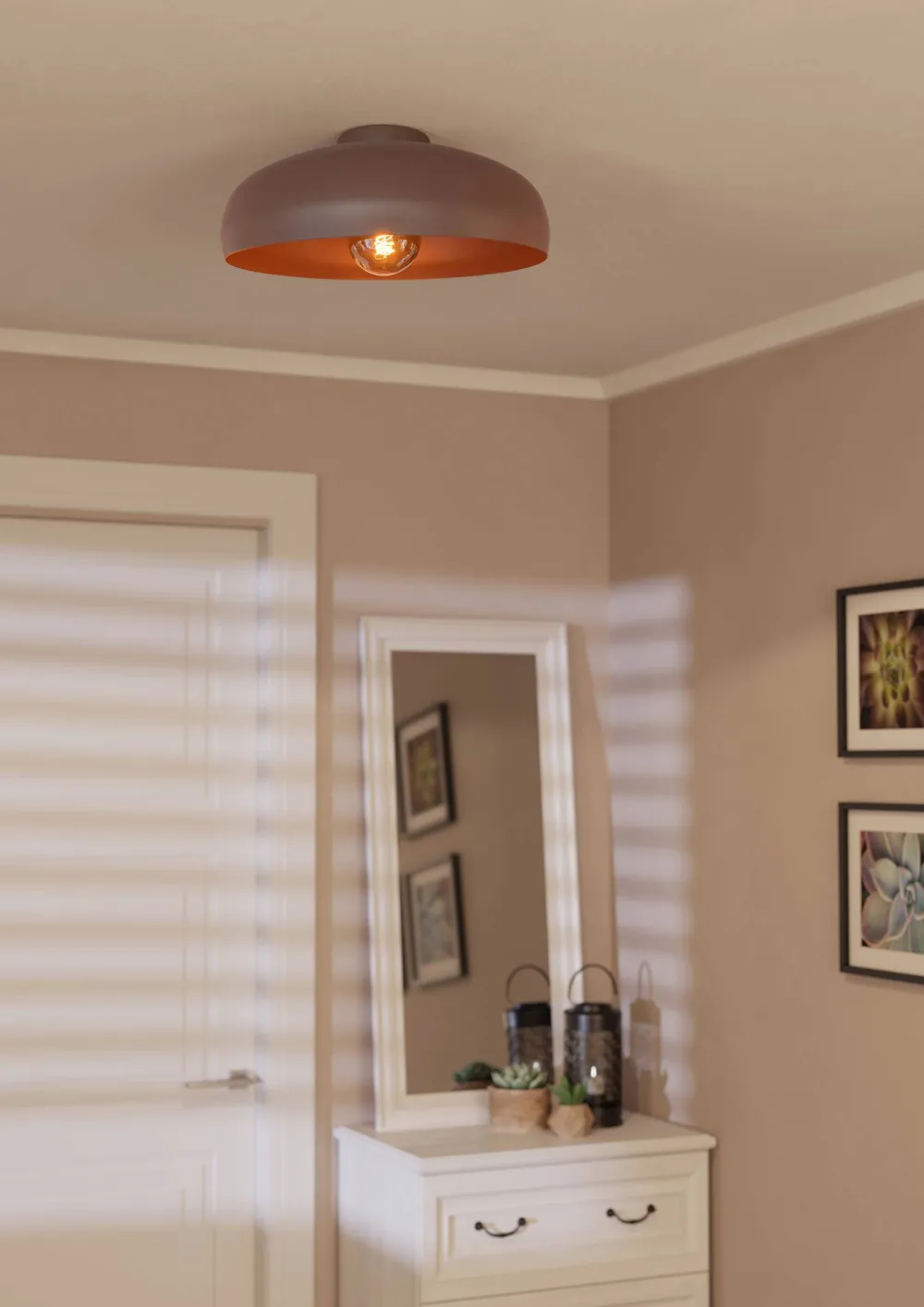 New EGLO Plafondlamp Mogano (O40 Cm)