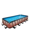 EXIT Frame Pool 5.4X2.5X1M Houtbruin
