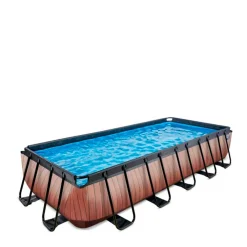 EXIT Frame Pool 5.4X2.5X1M Premium Houtbruin